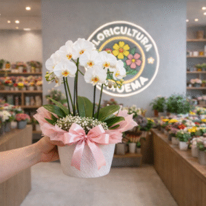 Orquídea no Aquário